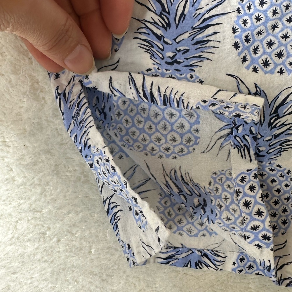 crown & ivy Blue and White Pineapple Dress or beach cover - Picture 7 of 8